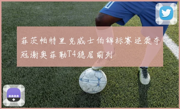 菲茨帕特里克威士伯锦标赛逆袭夺冠谢奥菲勒T4稳居前列